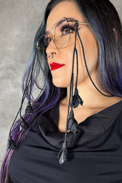 5D x Shade Braids 1 Tassle Sunglasses Strings - leather