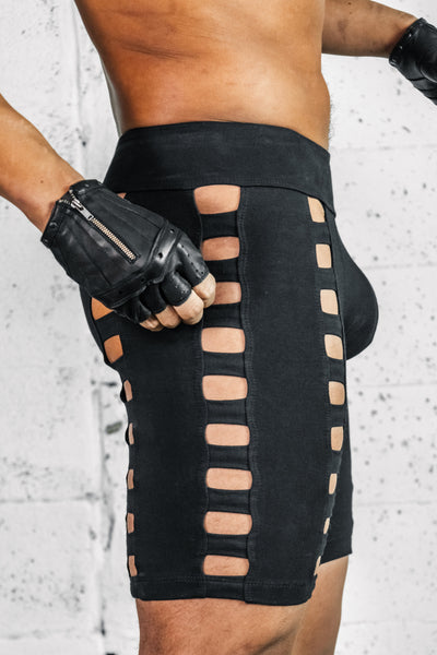 Five and Diamond Cage Biker Shorts - cotton – FIVE AND DIAMOND