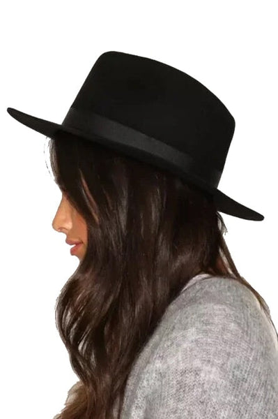 Lack of color midnight Mack high crown fedora Lack Of Color Midnight Mack High Crown Wool Fedora Pink  main image 4
