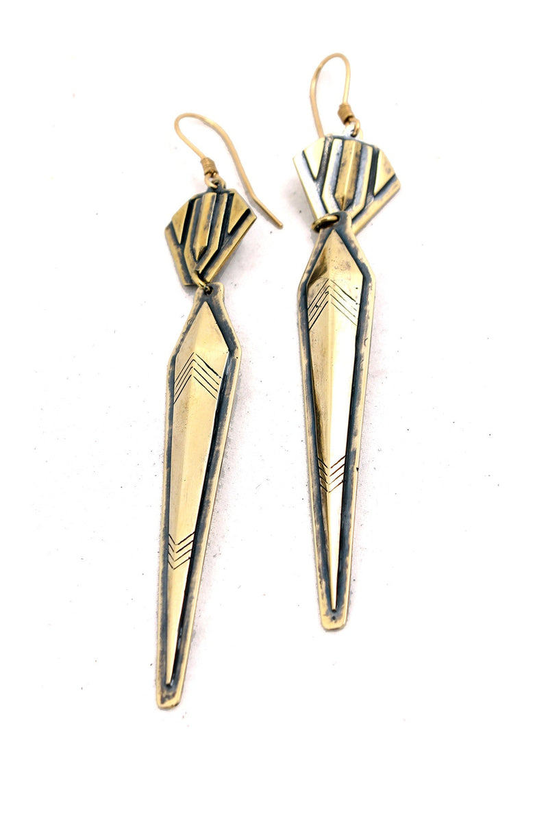 Hilmer x Sparrow Deco Spire Earrings - Earrings - Classic -  - FIVE AND DIAMOND