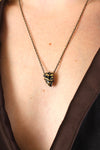 Jan Hilmer Anatomical Brass Heart Necklace -  Small - Necklaces -  - FIVE AND DIAMOND