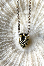 Jan Hilmer Anatomical Brass Heart Necklace - Small Necklaces Jan Hilmer 
