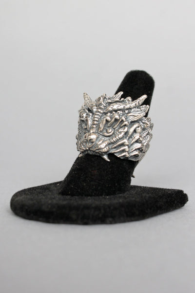 5D x Eyecon x Miss Monster Foo Dog Ring - Silver – FIVE AND