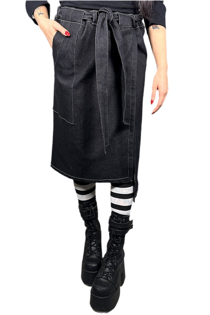 5D x Alien.Eleven Asym Skirt Pants-Mens 5D x Alien.Eleven 