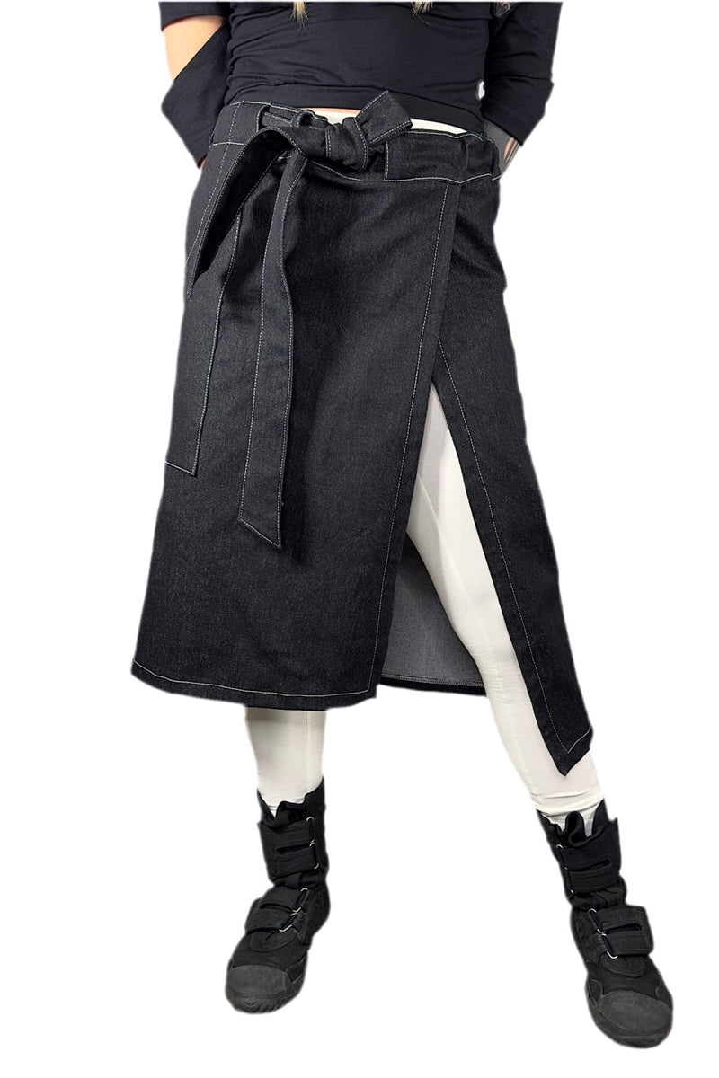 5D x Alien.Eleven Asym Skirt Pants-Mens 5D x Alien.Eleven 