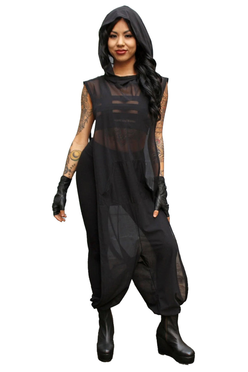 5D x Alien.Eleven Betty Jump - power mesh Jumpsuit - Mens 5D x Alien.Eleven 