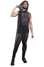 5D x Alien.Eleven Betty Jump - power mesh Jumpsuit - Mens 5D x Alien.Eleven 