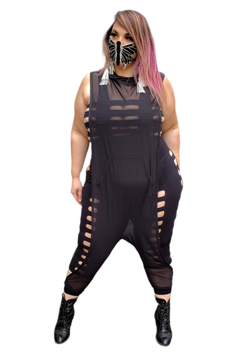 5D x Alien.Eleven Betty Jump - power mesh Jumpsuit - Mens 5D x Alien.Eleven 