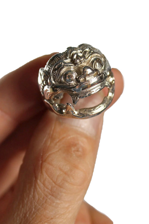 5D x Eyecon Barong Ring - sterling silver Rings Eyecon 