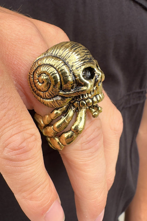 5D x Eyecon Hermit Crab Ring - brass Rings Eyecon 