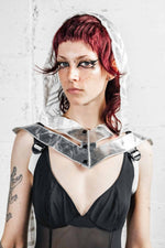 5D x Eyecon Priestess Hood - leather/silk Hood Eyecon 