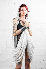 5D x Eyecon Priestess Hood - leather/silk Hood Eyecon 