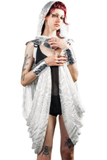 5D x Eyecon Priestess Hood - leather/silk Hood Eyecon 