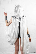 5D x Eyecon Priestess Hood - leather/silk Hood Eyecon 