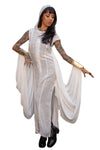 5D x Eyecon Priestess Robe - leather/rayon Dresses Eyecon 