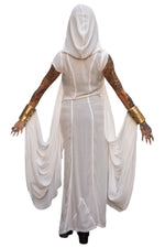 5D x Eyecon Priestess Robe - leather/rayon Dresses Eyecon 