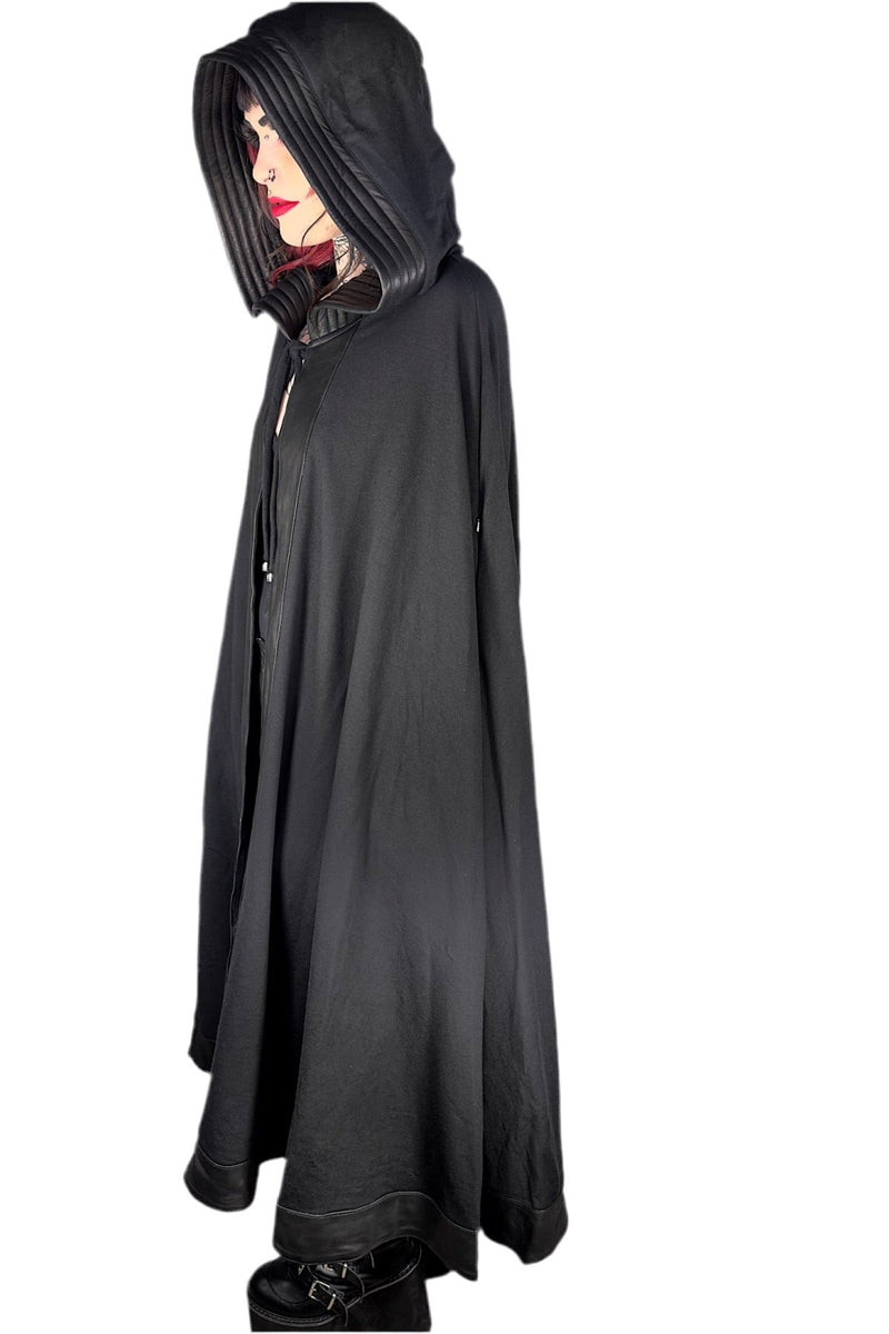 5D x Eyecon Skull Cape - cotton/leather Hoodies - Mens Eyecon 