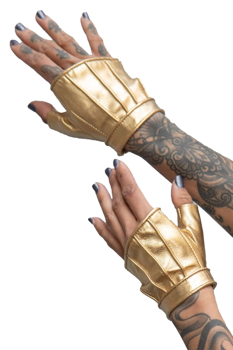 5D x Steam Trunk Crop Glove - Leather Gloves Steam Trunk 