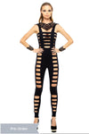 5D x Stellar Dust Cage Maxi Jumpsuit - cotton Made to Order 5D x Stellar Dust 