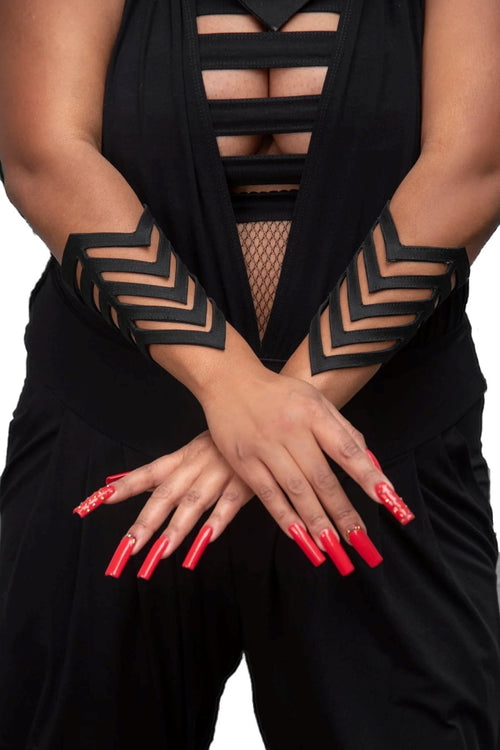 5D x Stellar Dust Chevron Cage Cuff - 5 strap Cuffs 5D x Stellar Dust 