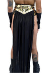 5D x Stellar Dust Chevron Cage Skirt - leather/rayon Skirts 5D x Stellar Dust 