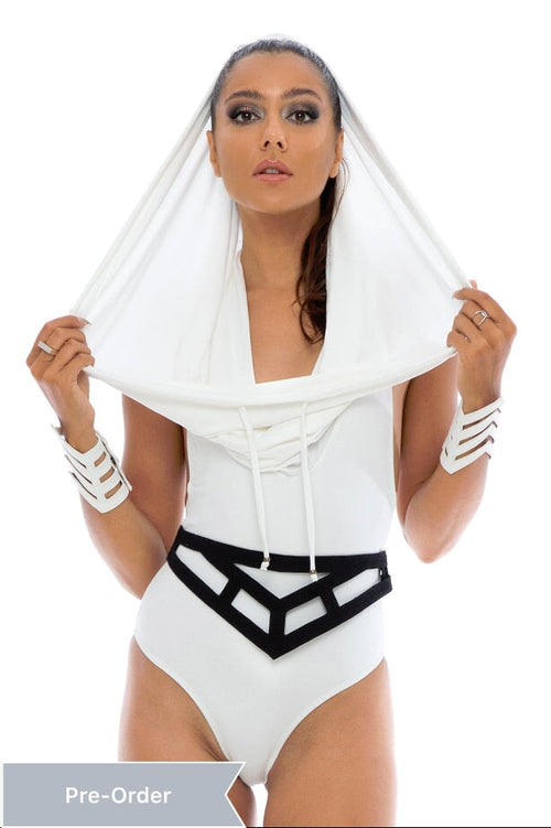 5D x Stellar Dust Cowl Halter Bodysuit Made to Order 5D x Stellar Dust 