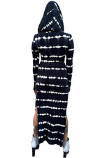 5D x Stellar Dust Cowl Hooded Maxi Dress Dresses 5D x Stellar Dust 