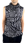 5D x Stellar Dust Cowl Tank - zebra Dresses 5D x Stellar Dust 