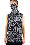 5D x Stellar Dust Cowl Tank - zebra Dresses 5D x Stellar Dust 