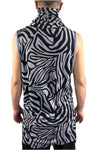 5D x Stellar Dust Cowl Tank - zebra Dresses 5D x Stellar Dust 