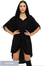 5D x Stellar Dust Irena Poncho Dress - rayon Made to Order 5D x Stellar Dust 