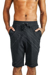 5D x Stellar Dust Mens Chevron Shorts - black/black Shorts-Mens 5D x Stellar Dust 