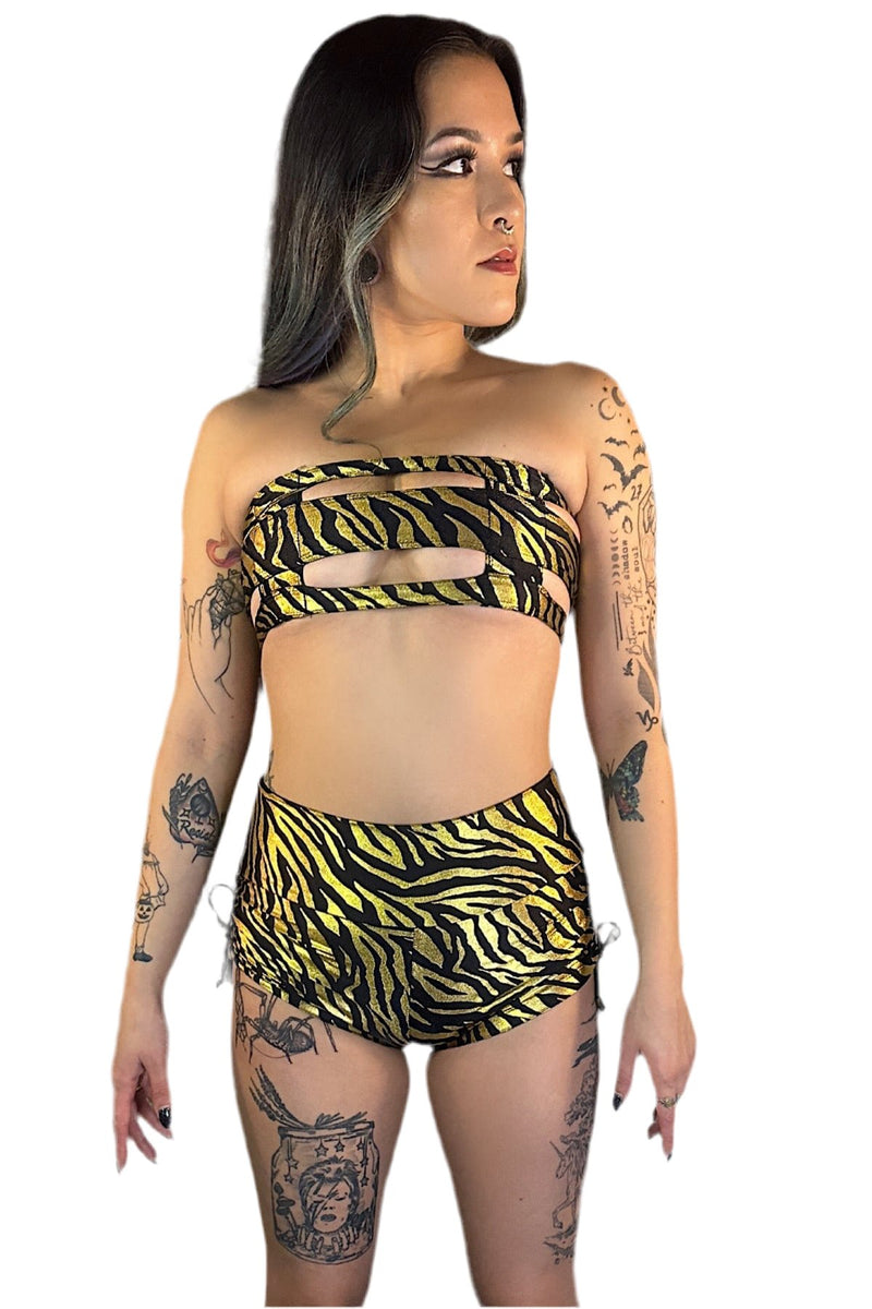 5D x Stellar Dust Pharaoh Bandeau - gold Cage 5D x Stellar Dust 