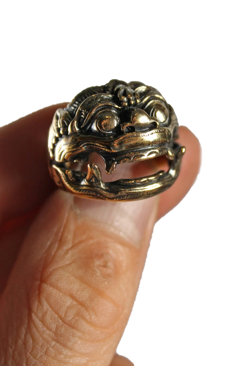 5D x Eyecon Barong Ring - brass