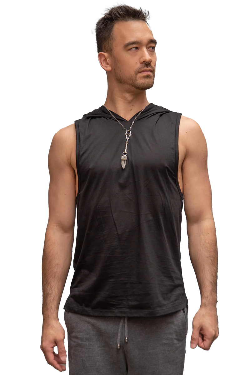 Five and Diamond Hooded Tank