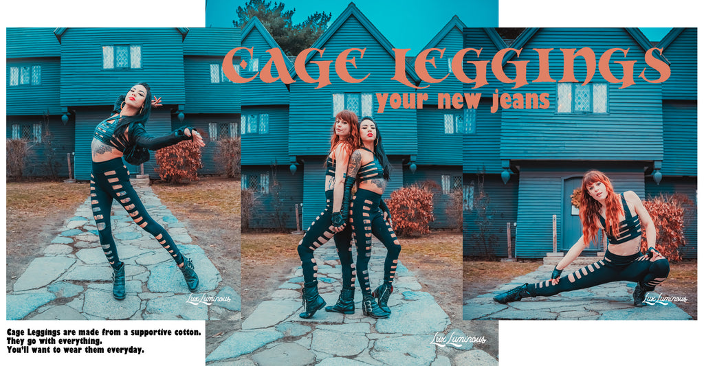 Cage Leggings - your new everyday pants - made from a supportive cotton.