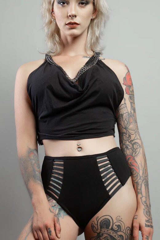 Cyberesque Aquarius panties - Cotton FIVE AND DIAMOND 