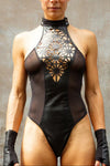 Cyberesque Aries Bodysuit -Mesh FIVE AND DIAMOND 