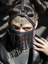 Cyberesque Harem Head Harness - fringe Hats Cyberesque 