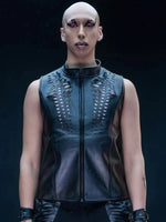 Cyberesque Kamaloka Vest - faux leather Vests-Mens Cyberesque 