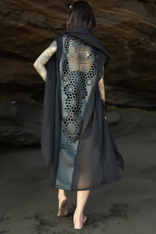 Cyberesque Phoenix Tunic Hoodies - Womens FIVE AND DIAMOND 