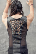 Cyberesque Square Shirt - Mesh FIVE AND DIAMOND 