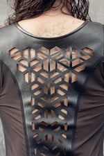 Cyberesque Square Shirt - Mesh FIVE AND DIAMOND 