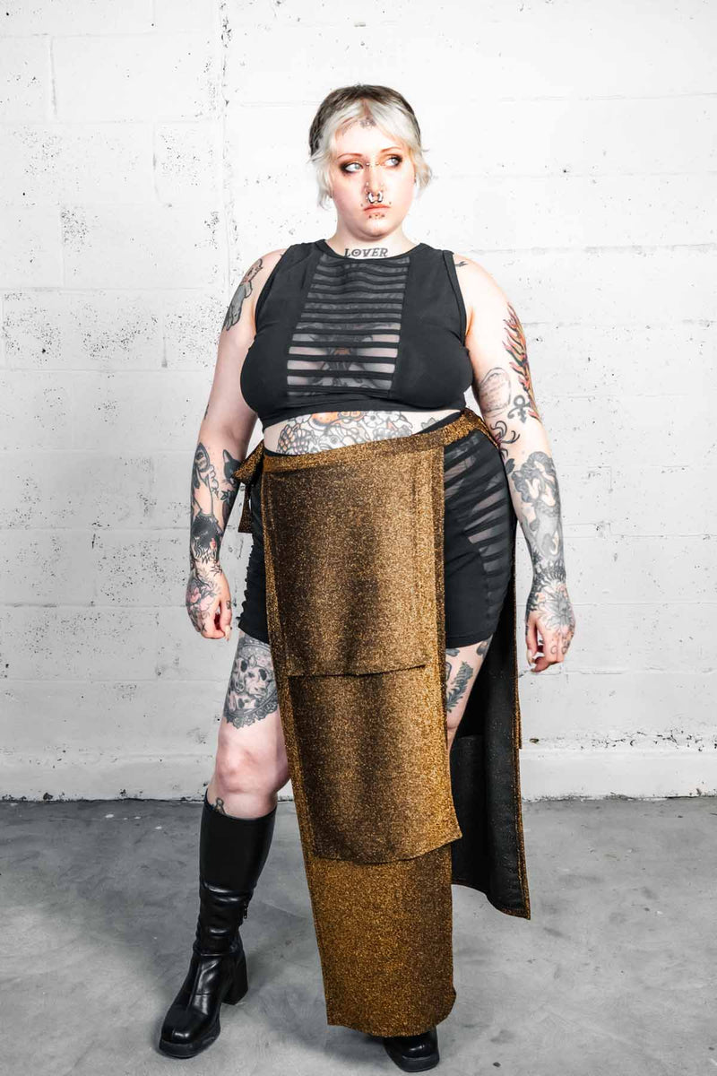 Five and Diamond Blackbird Skirt - sparkle Skirts FIVE AND DIAMOND 