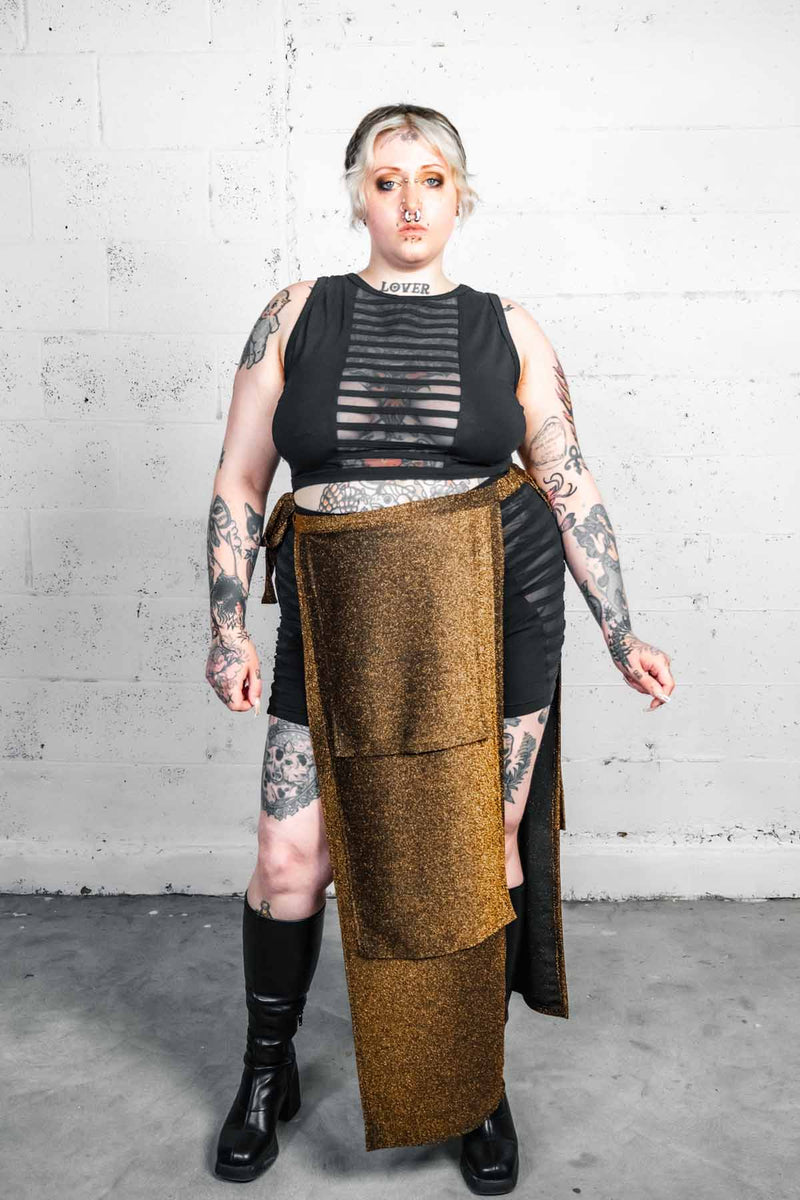 Five and Diamond Blackbird Skirt - sparkle Skirts FIVE AND DIAMOND 
