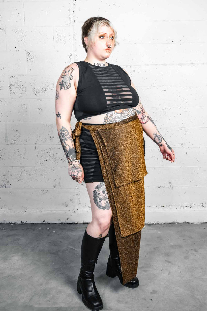 Five and Diamond Blackbird Skirt - sparkle Skirts FIVE AND DIAMOND 