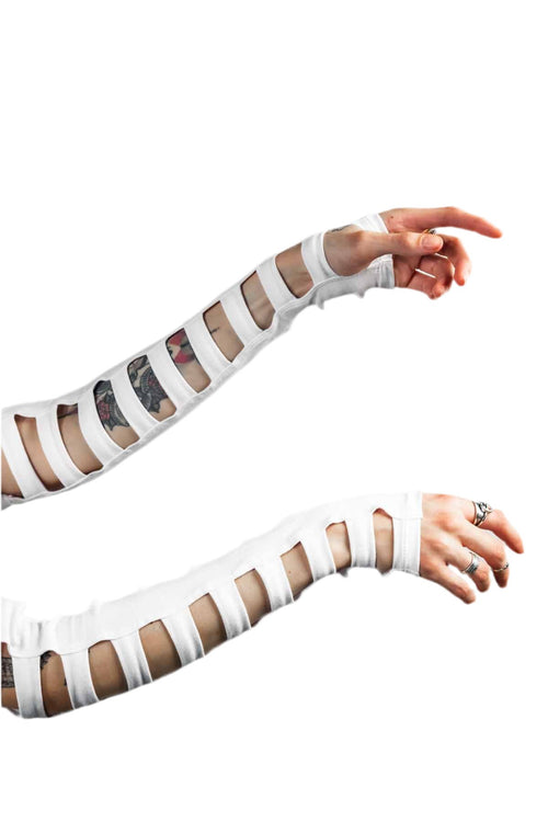 Five and Diamond Cage Arms - cotton Gloves FIVE AND DIAMOND 