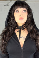 Five and Diamond Cage Corset Collar - leather Collars FIVE AND DIAMOND 