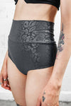 Five and Diamond Cheeky Shorts - silver leopard Bottoms FIVE AND DIAMOND 