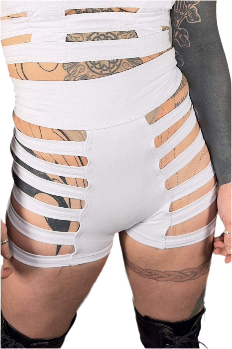 Five and Diamond Delila Shorts - cotton Cage FIVE AND DIAMOND 